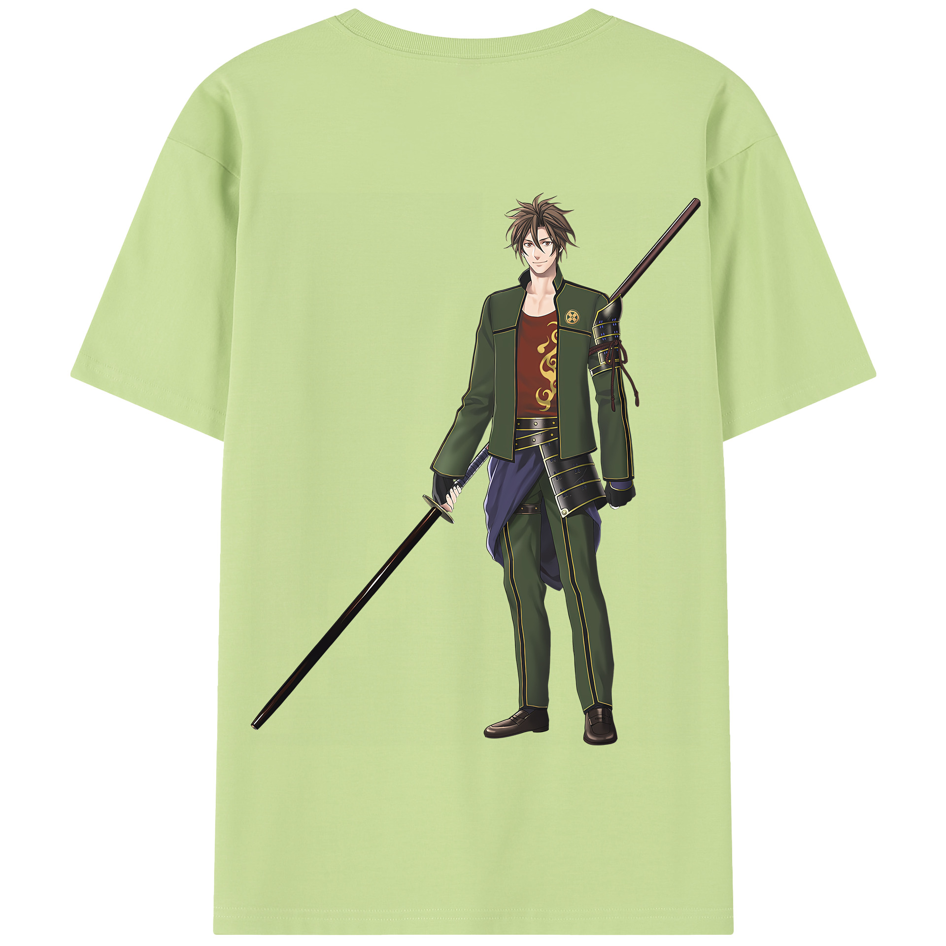 （画像用） 刀剣乱舞 Touken Ranbu 綿100％半袖Tシャツ（背面プリント）